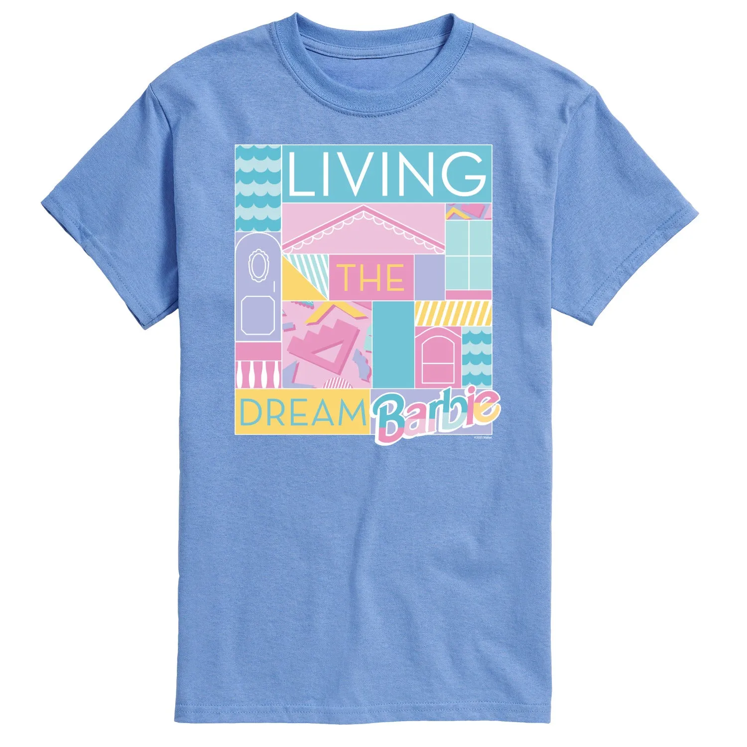 Barbie - Loving & Living the Dream - Men's Short Sleeve Graphic T-Shirt sold by Zulily