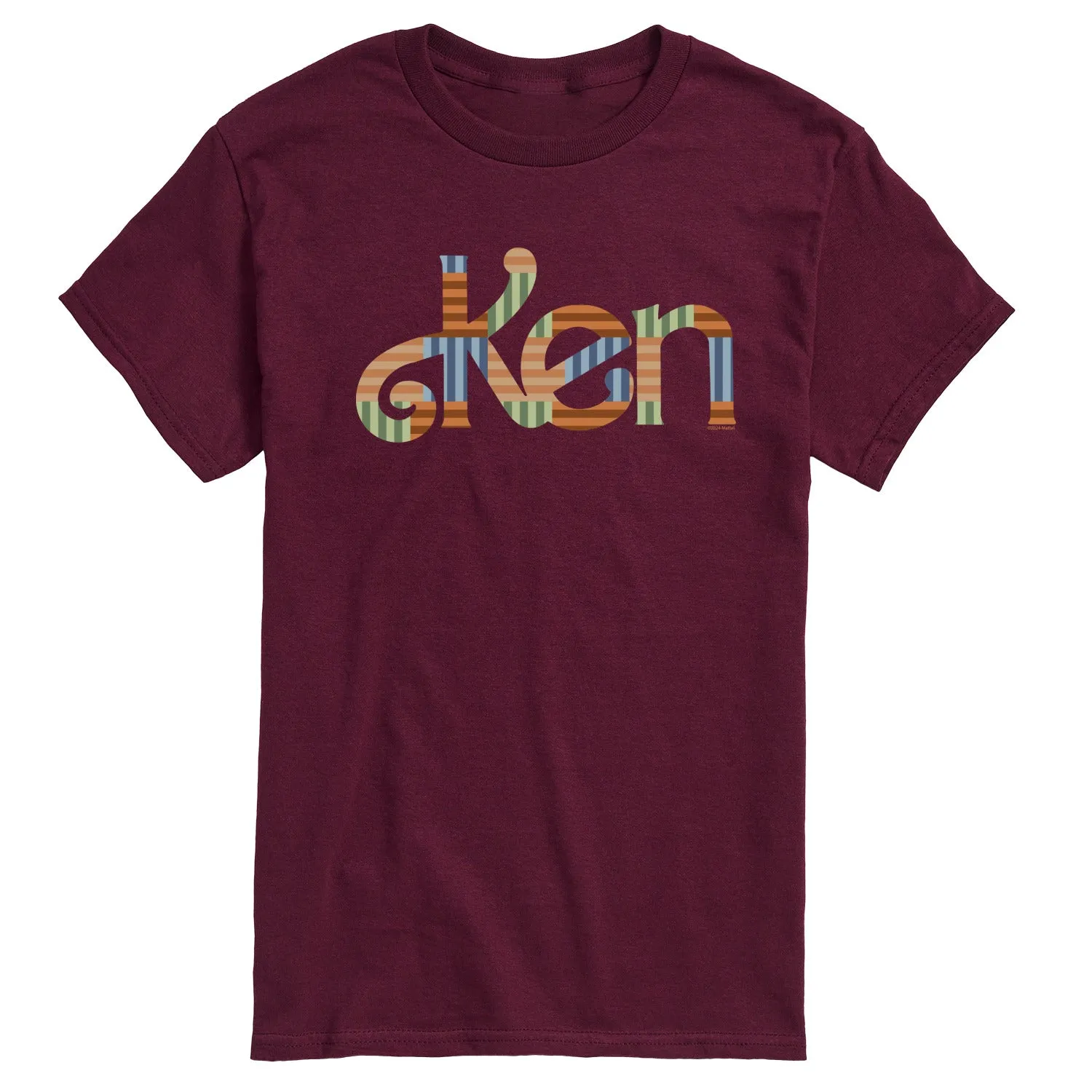 Men's Barbie Pattern Ken Logo Short Sleeve Tee sold by Zulily