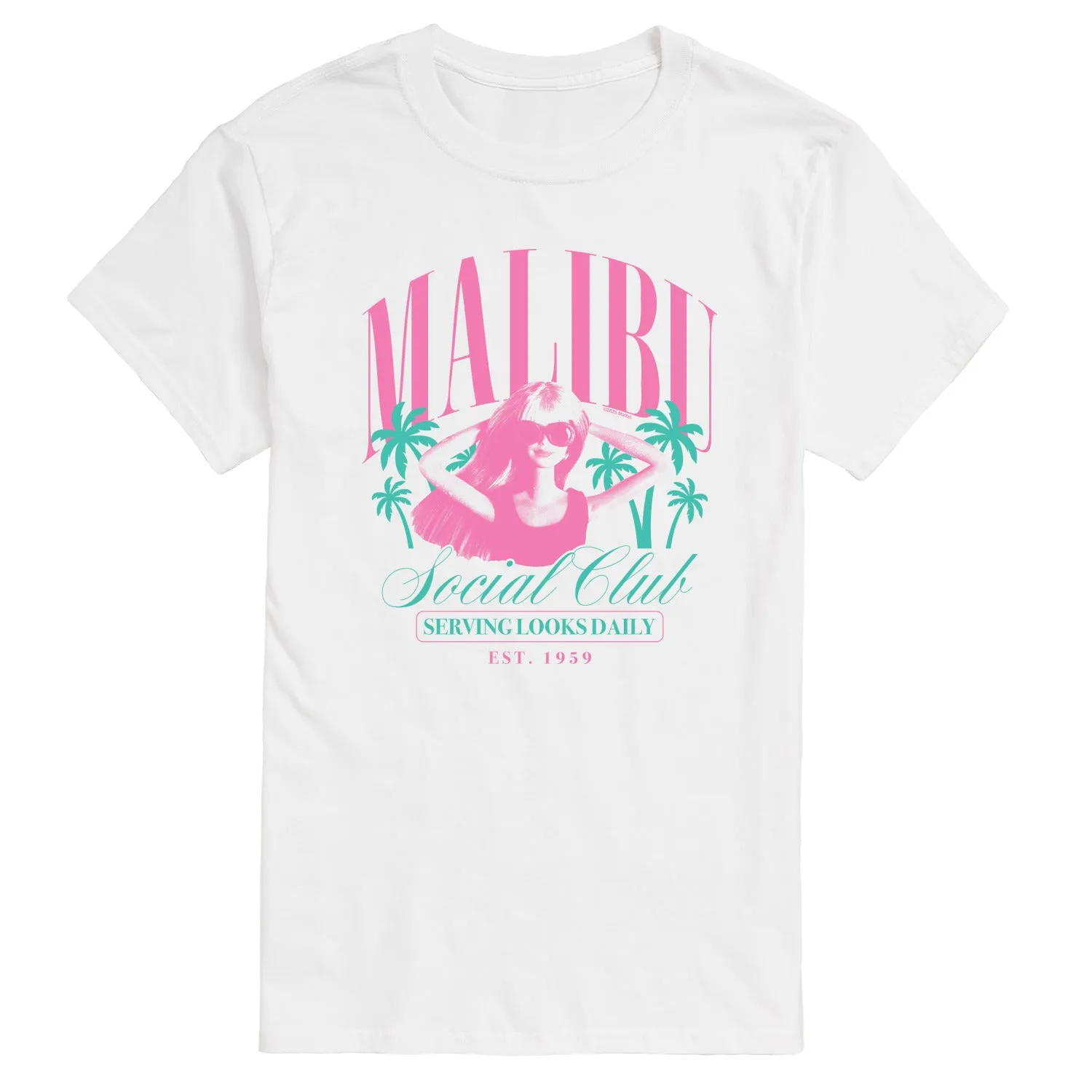 Barbie - Malibu Social Club - Men's Short Sleeve Graphic T-Shirt sold by Zulily product image thumbnail 4