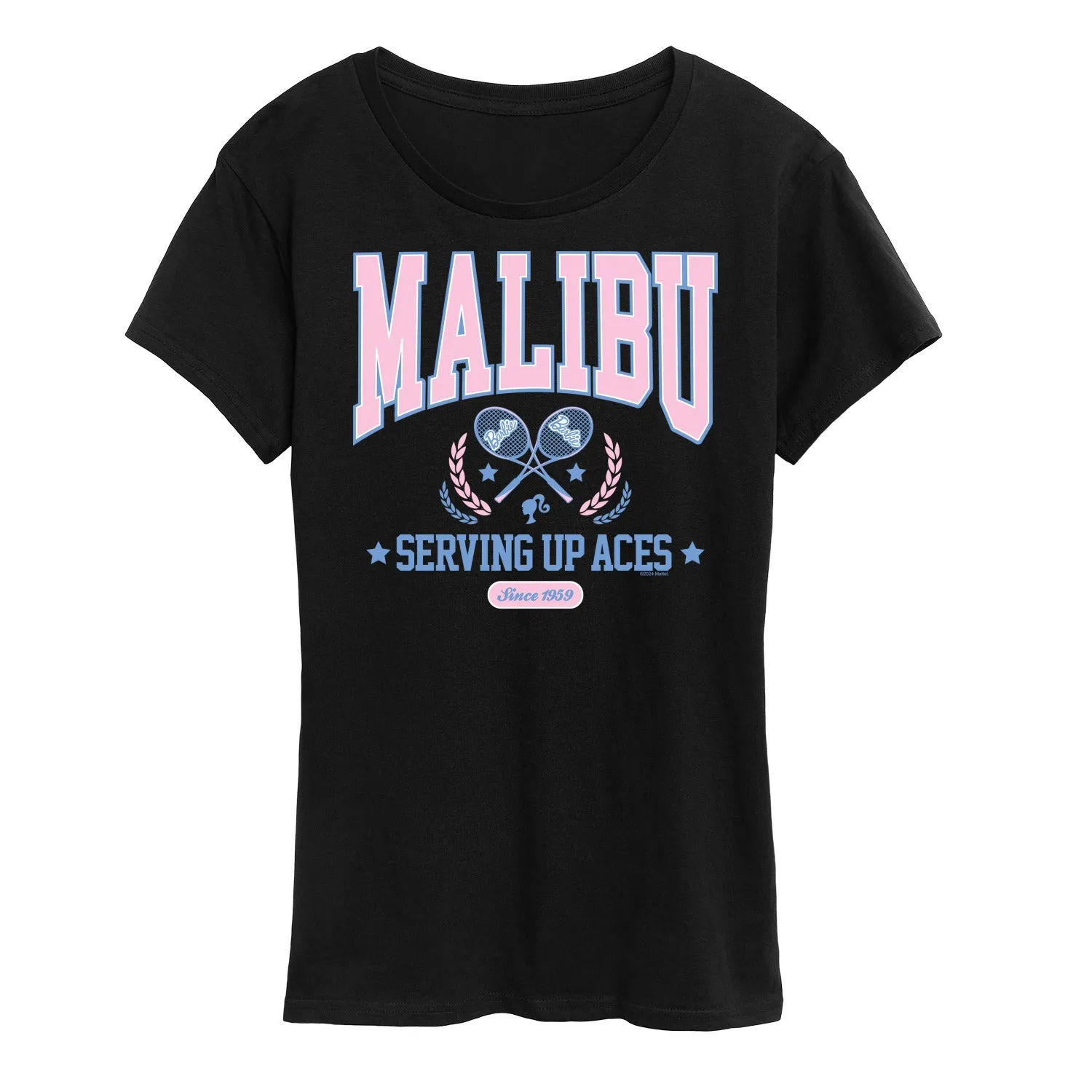 Barbie - Malibu Varsity - Women'S Short Sleeve Graphic T-Shirt sold by Zulily product image thumbnail 4