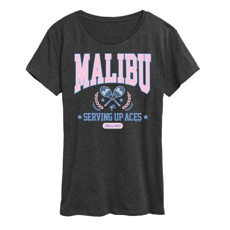 Barbie - Malibu Varsity - Women'S Short Sleeve Graphic T-Shirt sold by Zulily