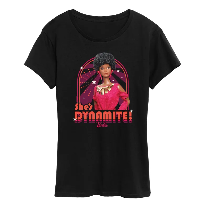 Barbie - Shes Dynamite - Women'S Short Sleeve Graphic T-Shirt sold by Zulily