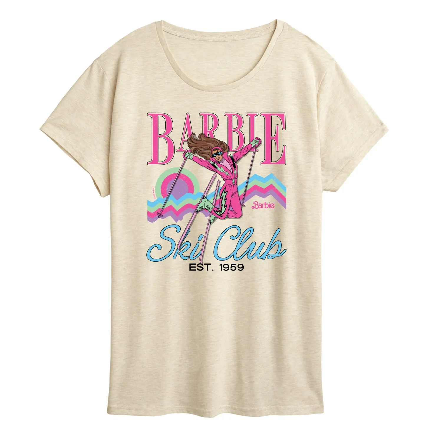 Barbie - Ski Club - Women's Short Sleeve Graphic T-Shirt sold by Zulily
