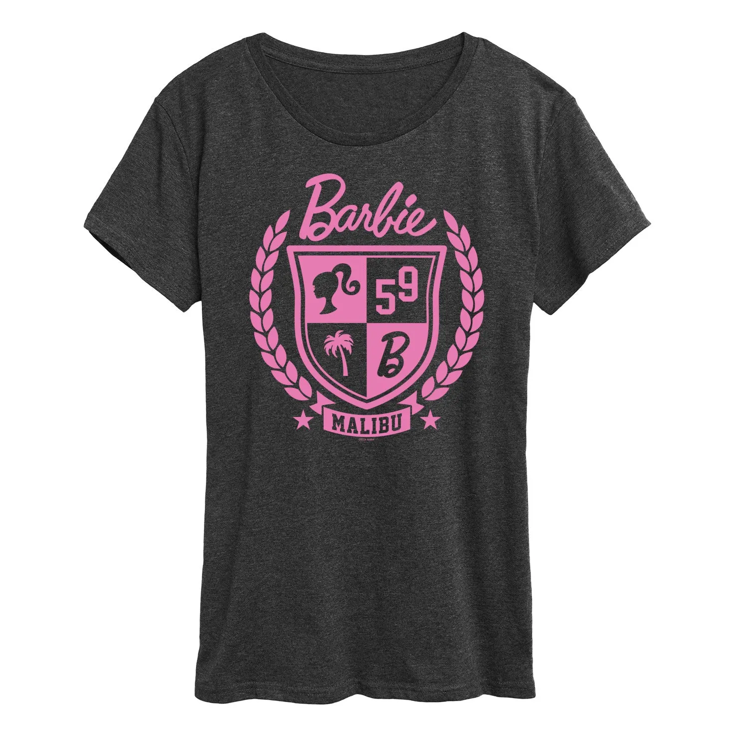 Barbie - Barbie Varsity Malibu Seal- Women'S Short Sleeve Graphic T-Shirt sold by Zulily product image thumbnail 4