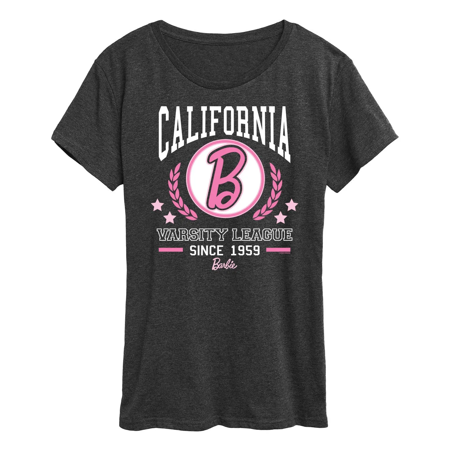 Barbie - Barbie Varsity League - Women'S Short Sleeve Graphic T-Shirt sold by Zulily product image thumbnail 4