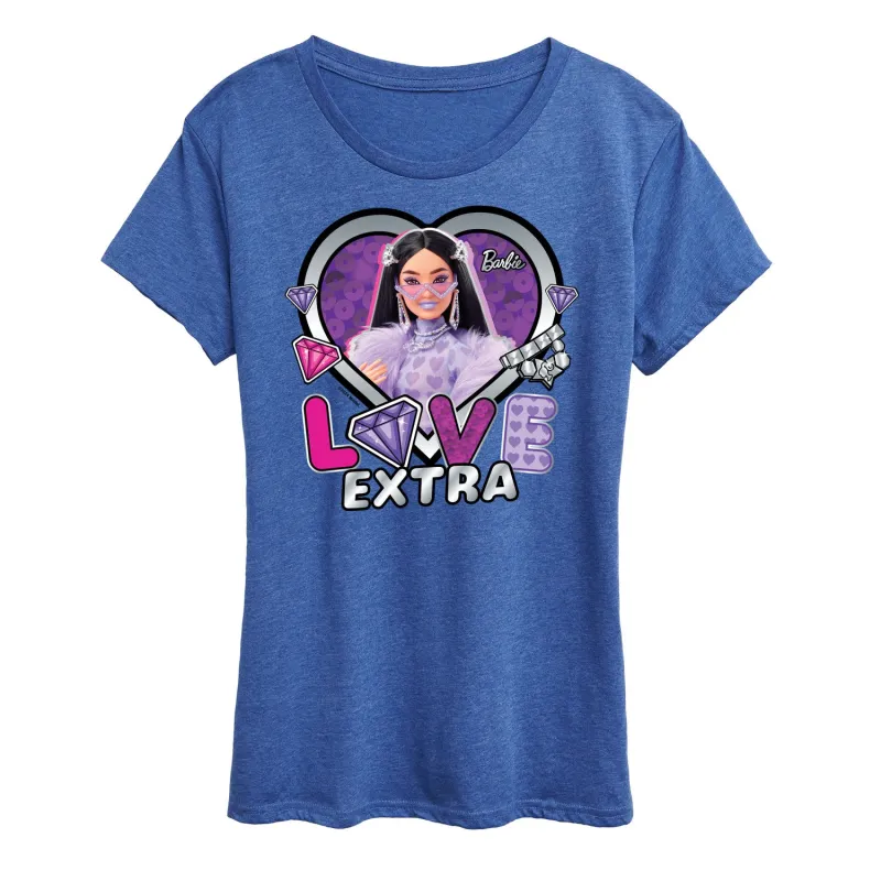 Barbie - Love Extra - Women'S Short Sleeve Graphic T-Shirt sold by Zulily
