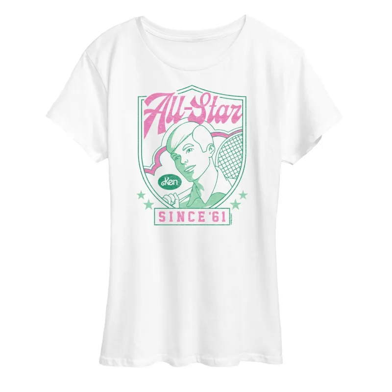 Barbie - All Star Ken - Women'S Short Sleeve Graphic T-Shirt sold by Zulily