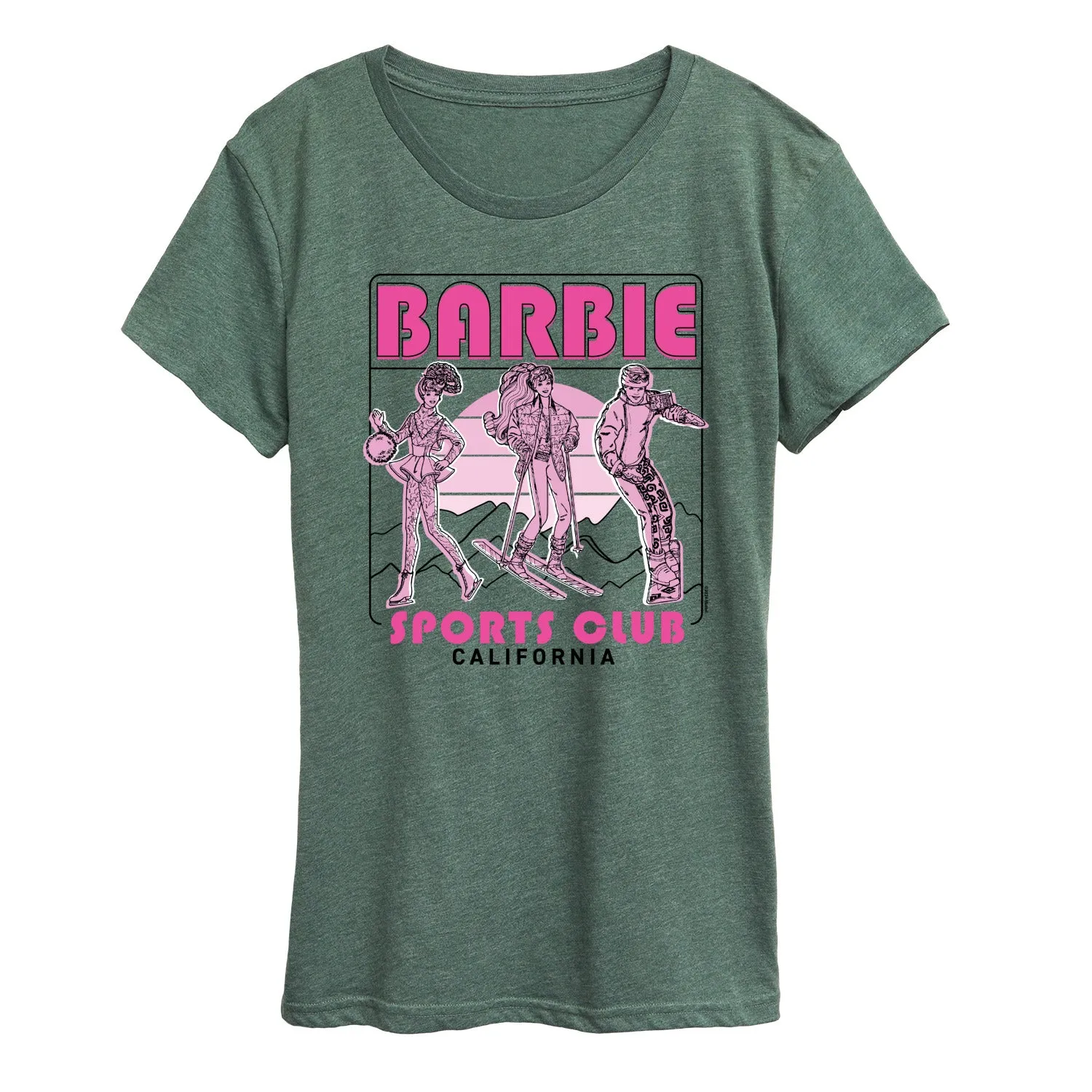 Barbie - Sports Club - Women's Short Sleeve Graphic T-Shirt sold by Zulily product image thumbnail 5