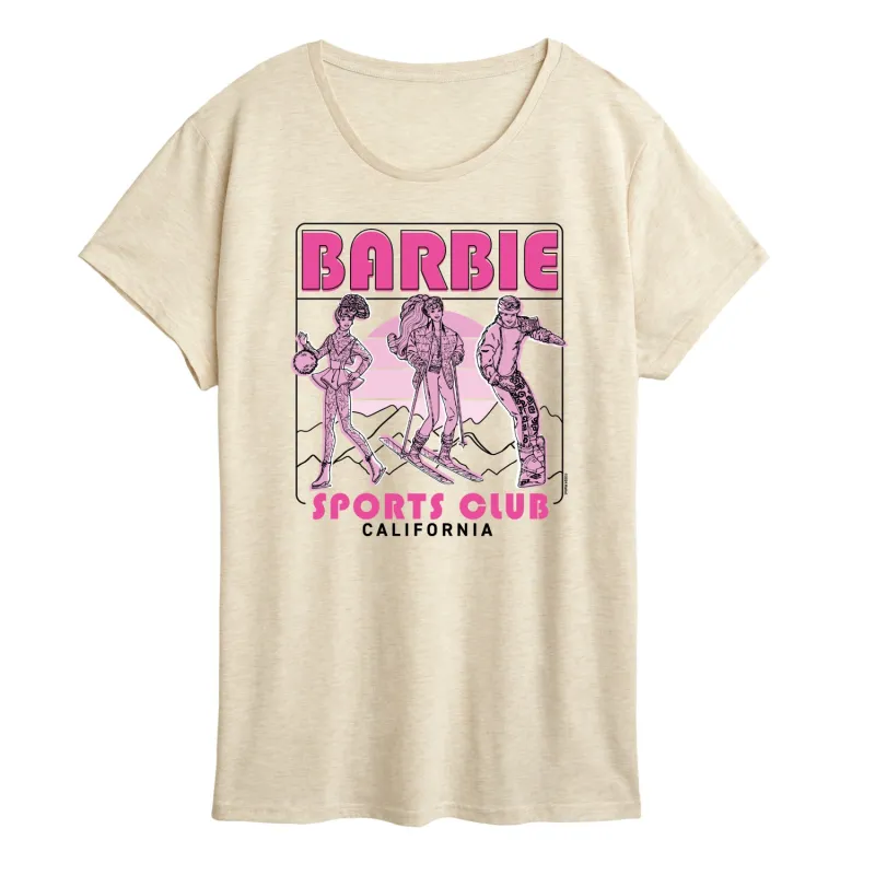 Barbie - Sports Club - Women's Short Sleeve Graphic T-Shirt sold by Zulily