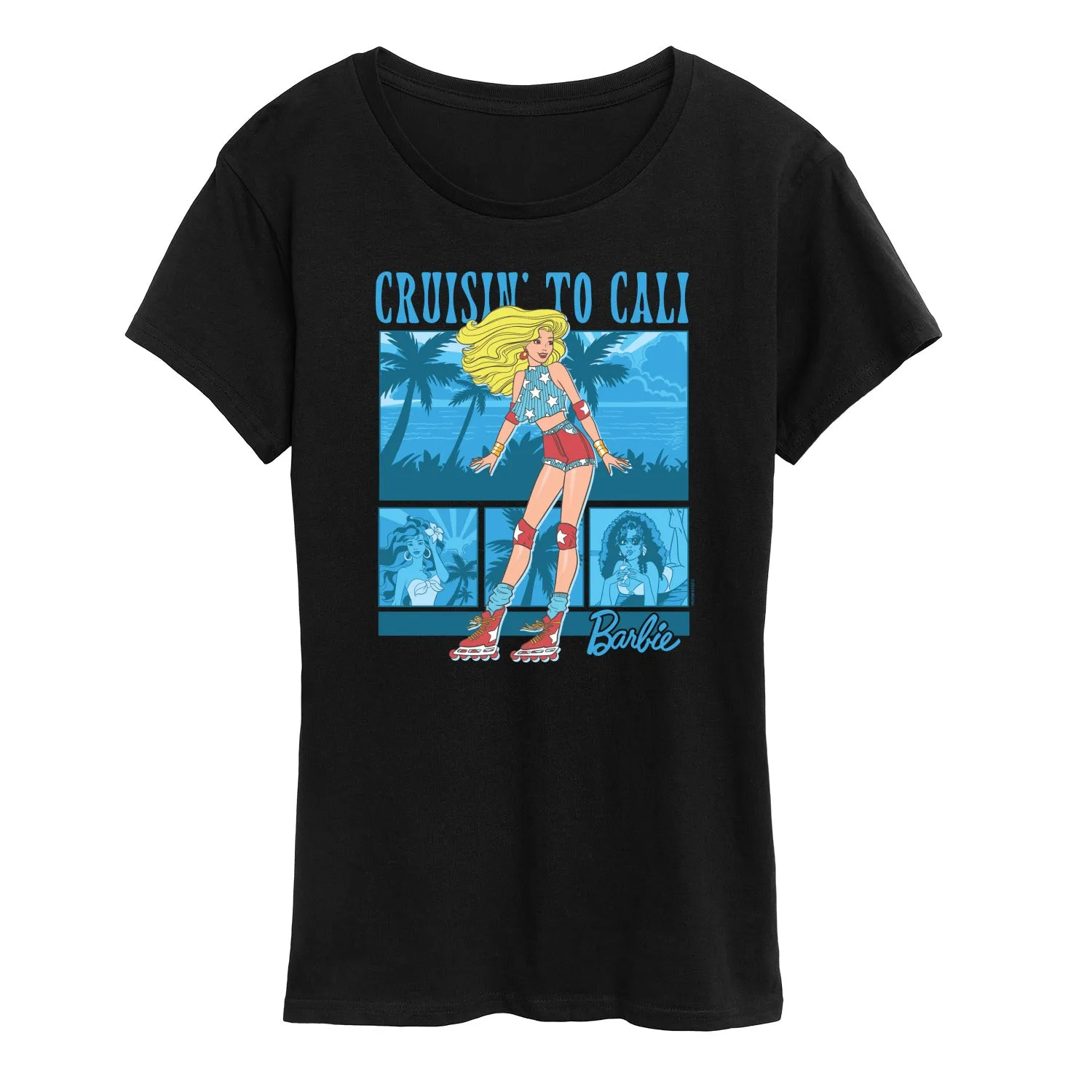 Barbie - Beach - Women's Short Sleeve Graphic T-Shirt sold by Zulily product image thumbnail 4