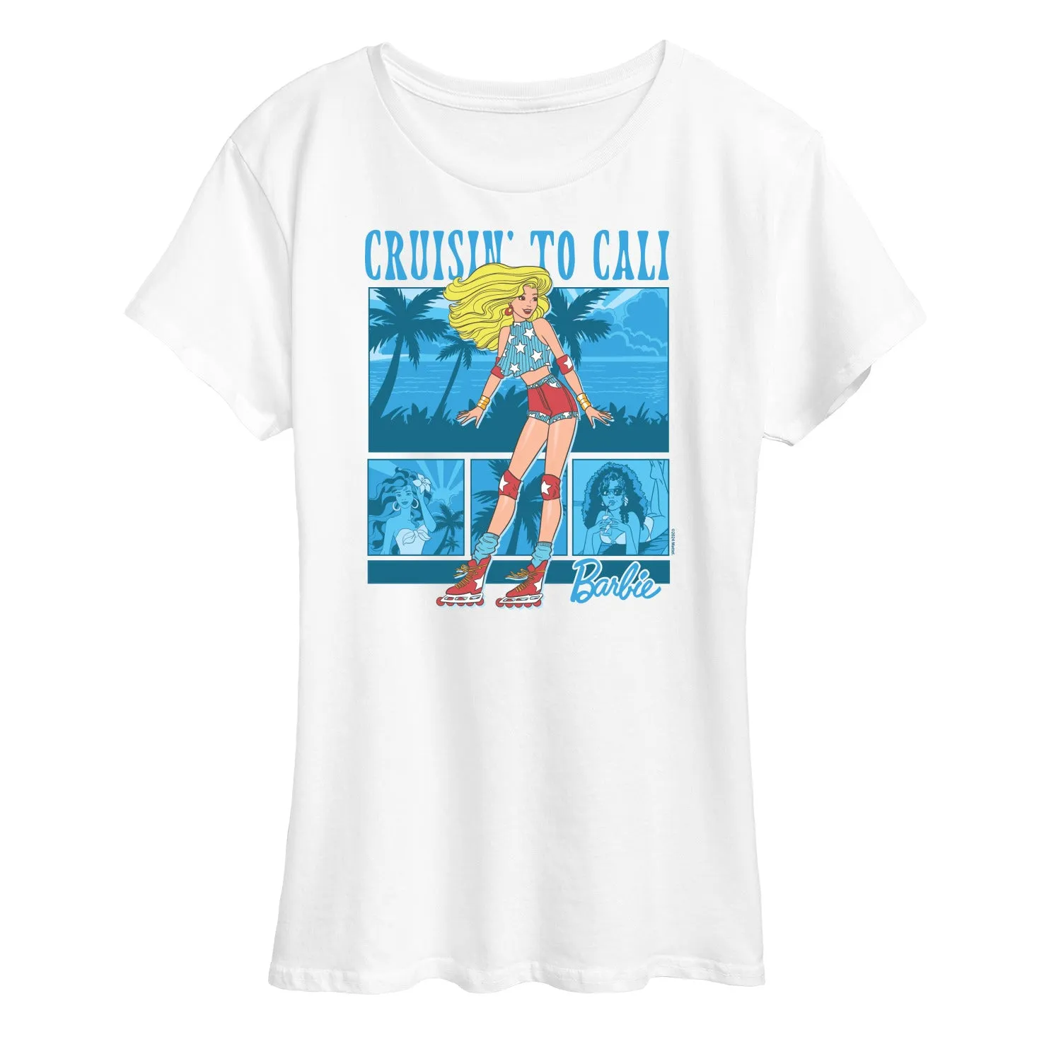 Barbie - Beach - Women's Short Sleeve Graphic T-Shirt sold by Zulily product image thumbnail 5