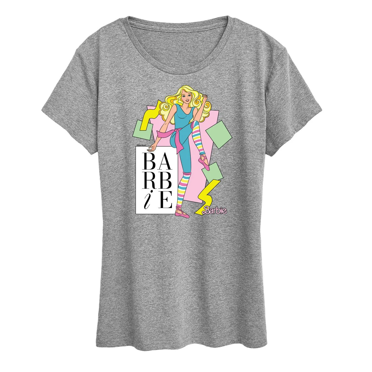 Barbie - Retro Aerobics - Women's Short Sleeve Graphic T-Shirt sold by Zulily product image thumbnail 4
