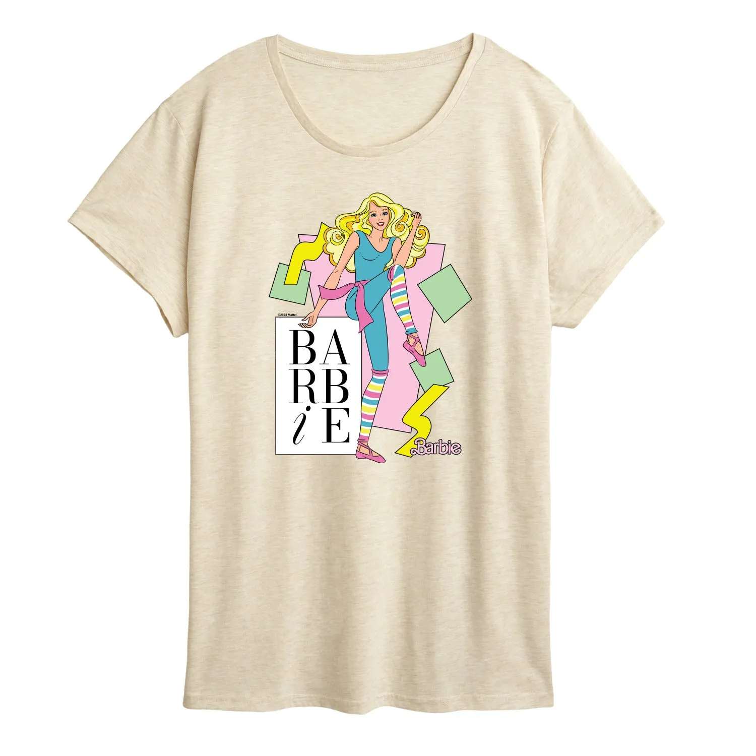 Barbie - Retro Aerobics - Women's Short Sleeve Graphic T-Shirt sold by Zulily