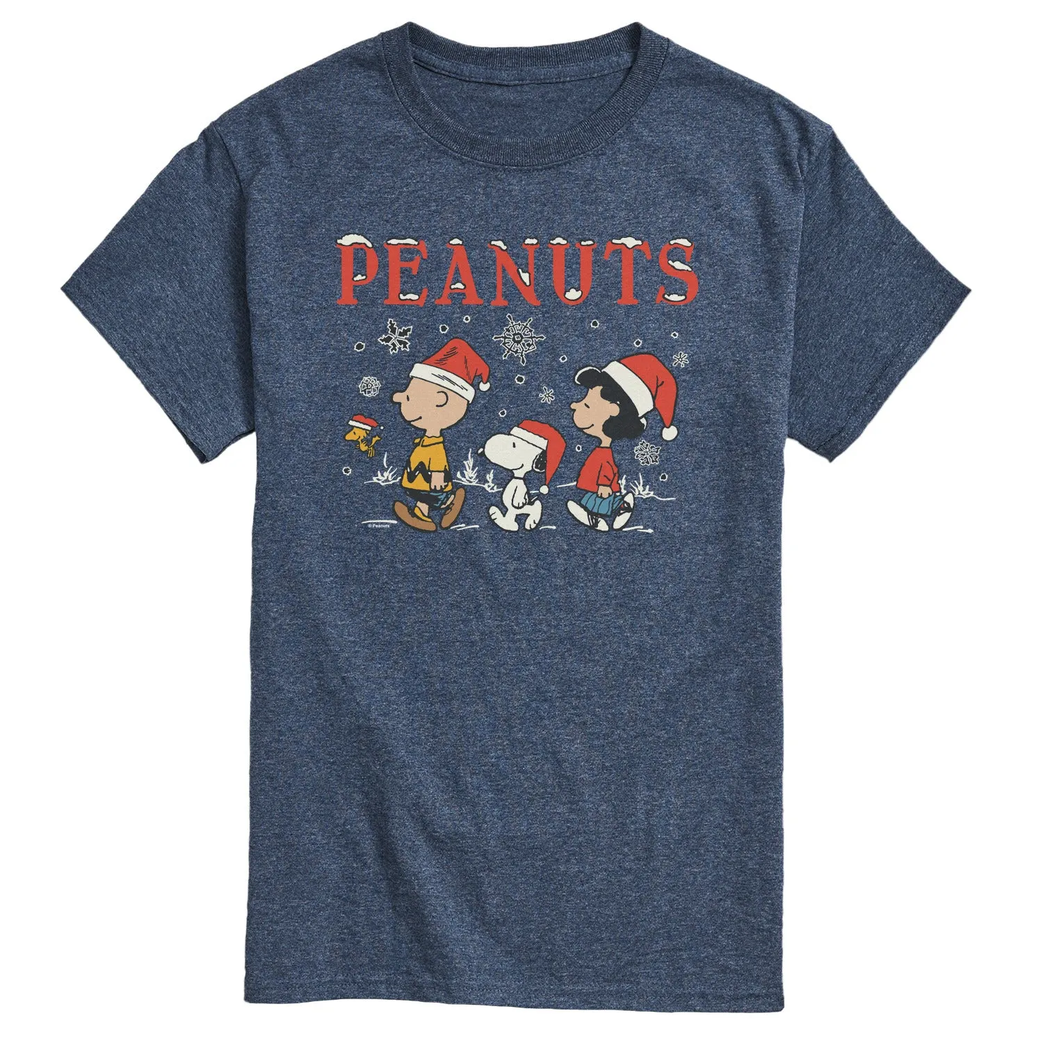 Peanuts - Snowflakes - Men's Short Sleeve Graphic T-Shirt sold by Zulily product image thumbnail 4