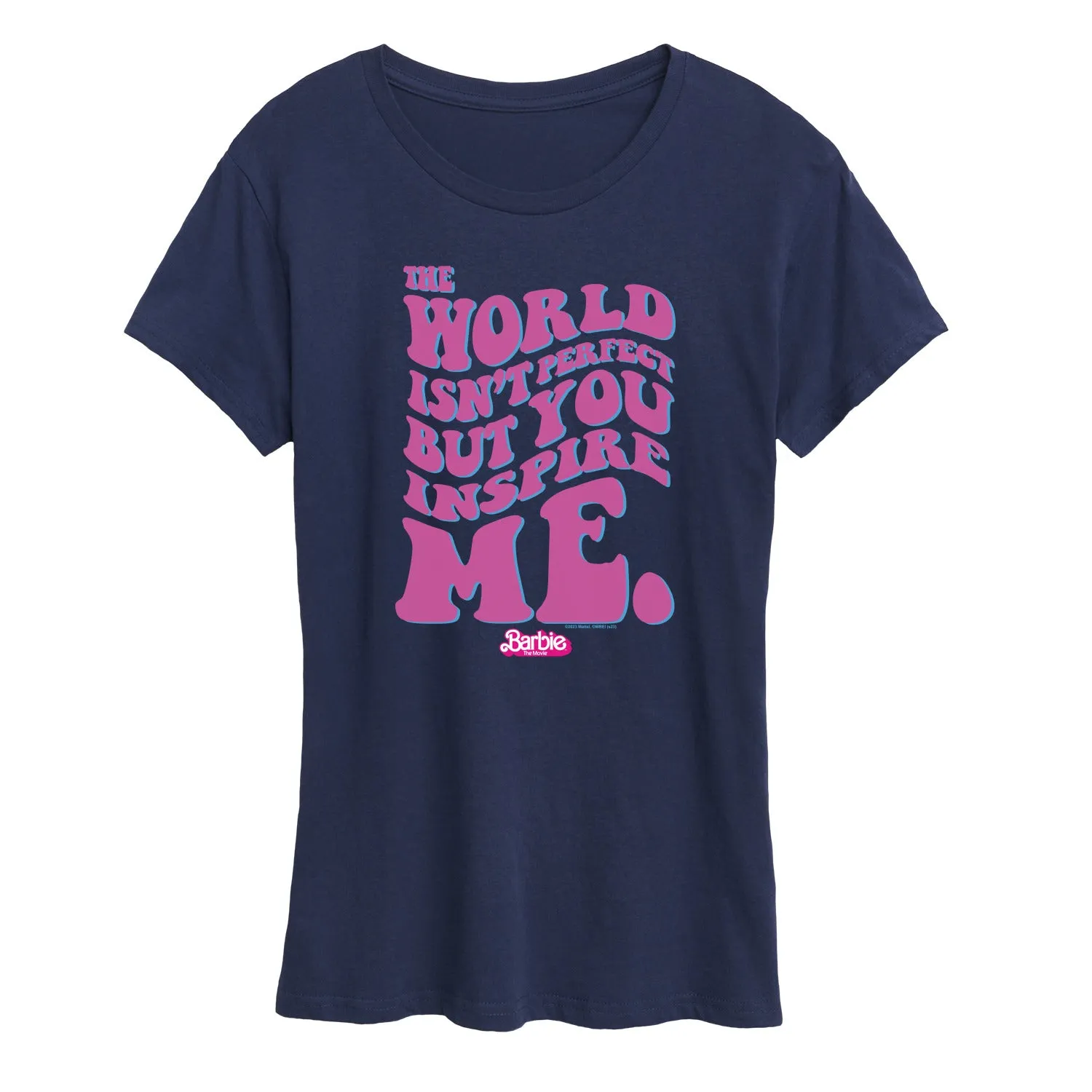 Barbie the Movie - You Inspire Me - Women's Short Sleeve Graphic T-Shirt sold by Zulily product image thumbnail 5