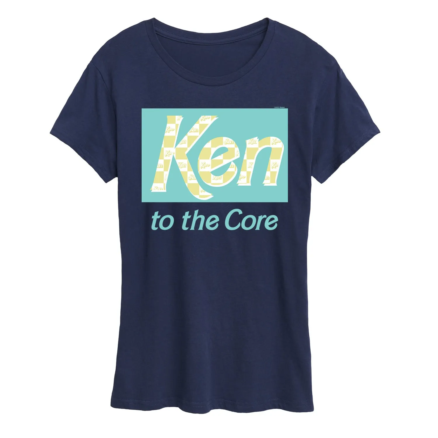 Barbie - Ken to the Core - Checked Style - Women's Short Sleeve Graphic T-Shirt sold by Zulily product image thumbnail 4