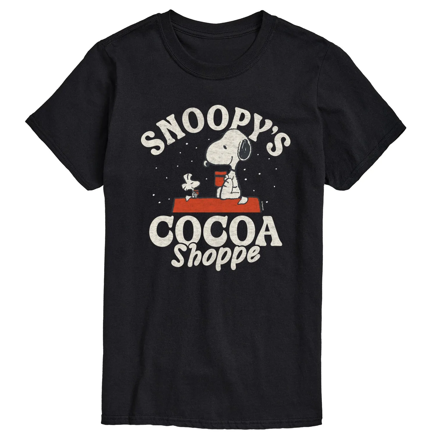 Peanuts - Snoopys Cocoa Shoppe - Men's Short Sleeve Graphic T-Shirt sold by Zulily