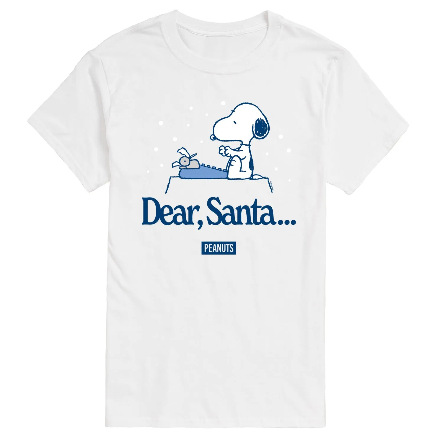 Peanuts - Snoopy Dear Santa - Men's Short Sleeve Graphic T-Shirt sold by Zulily product image thumbnail 5
