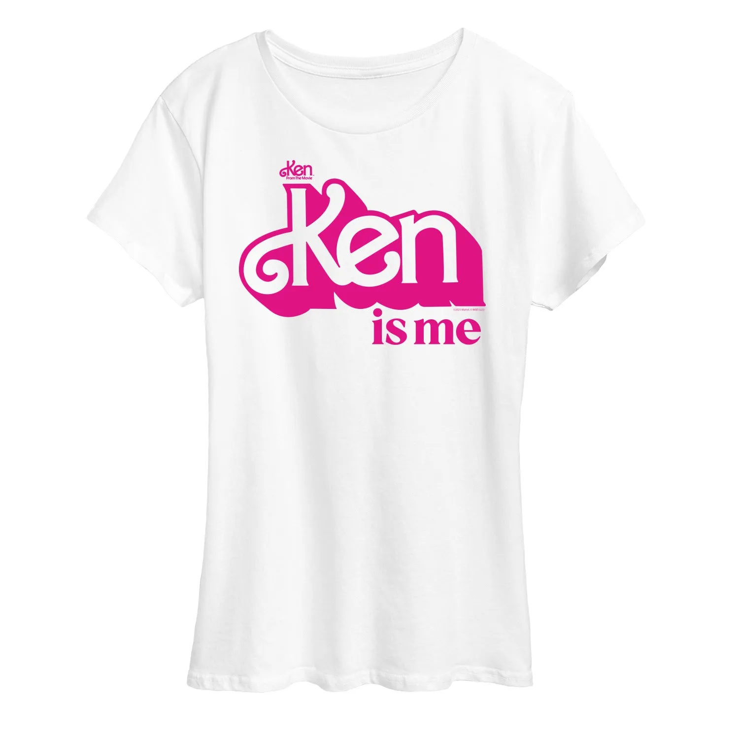 Barbie The Movie - Ken Is Me - Women's Short Sleeve Graphic T-Shirt sold by Zulily product image thumbnail 5