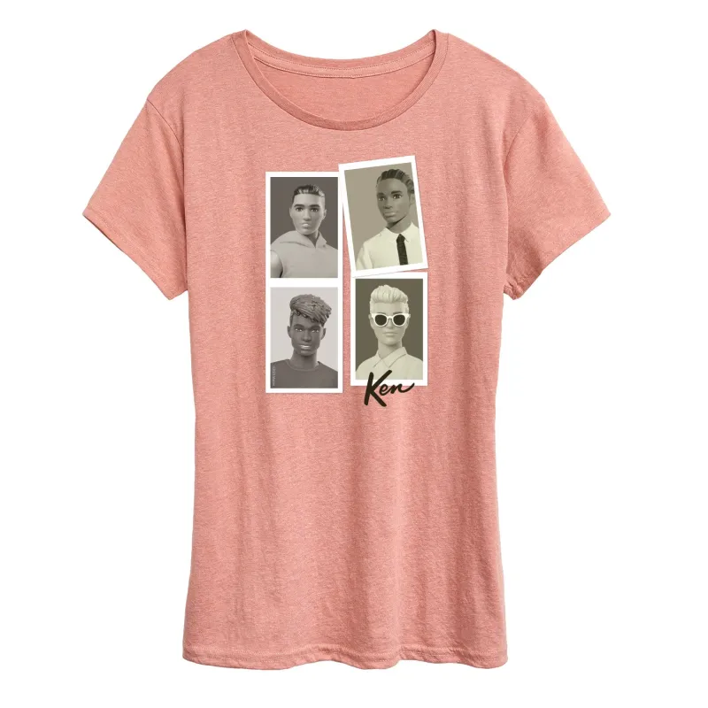 Barbie - Ken - Classic Photographs - Women's Short Sleeve Graphic T-Shirt sold by Zulily
