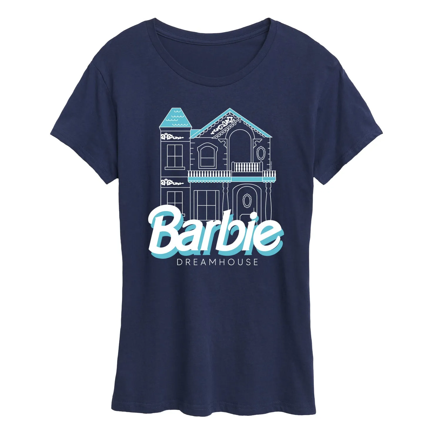 Barbie - The Dreamhouse - Women's Short Sleeve Graphic T-Shirt sold by Zulily product image thumbnail 4
