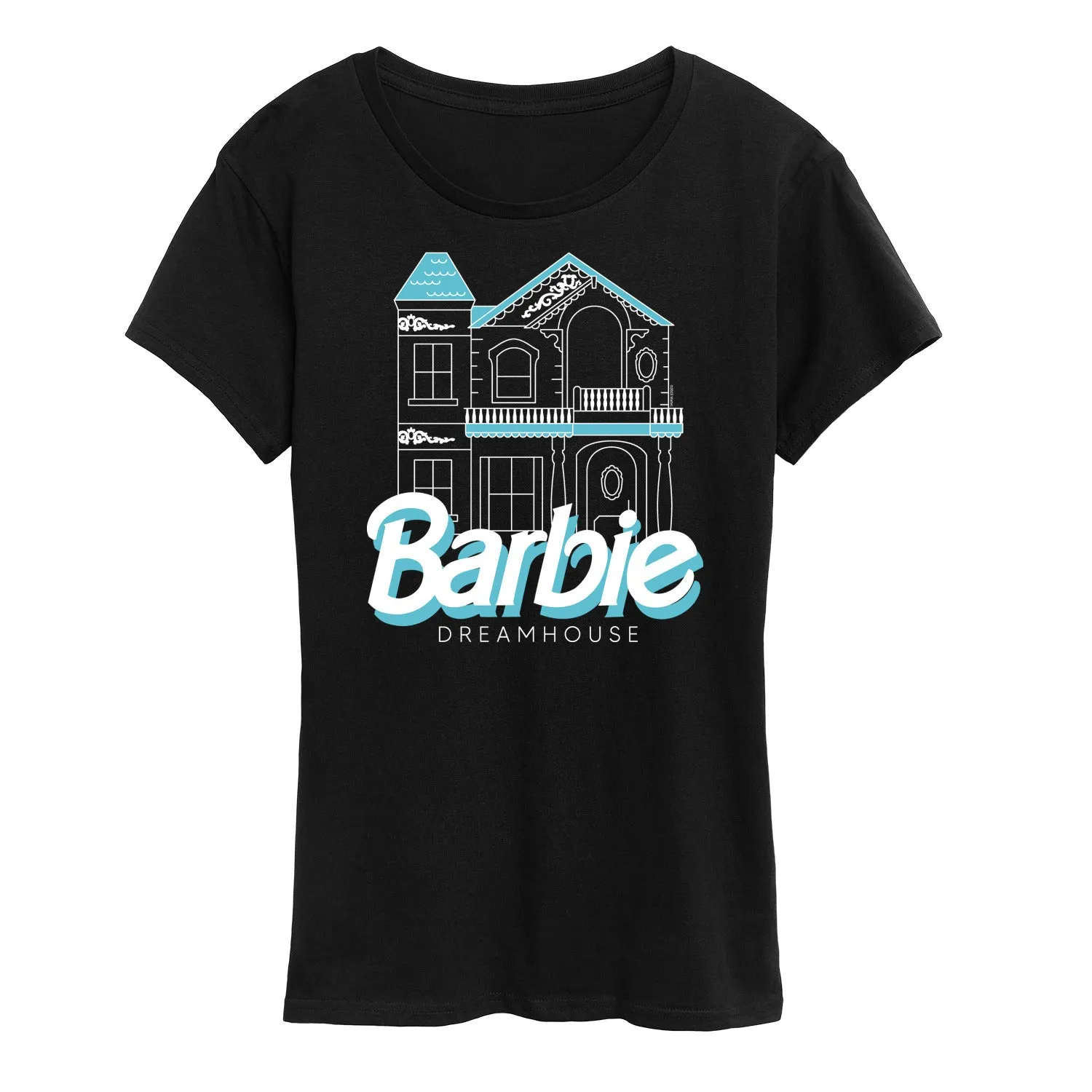 Barbie - The Dreamhouse - Women's Short Sleeve Graphic T-Shirt sold by Zulily