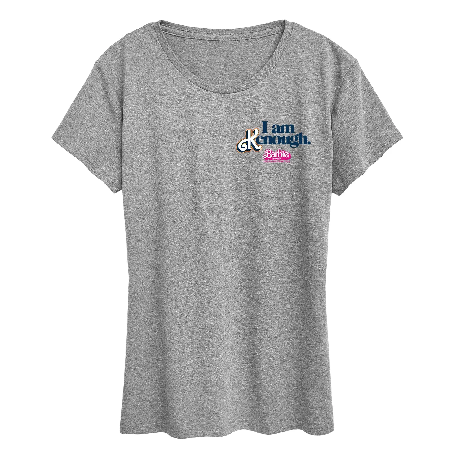 Barbie The Movie - I Am Kenough - Women's Short Sleeve Graphic T-Shirt sold by Zulily product image thumbnail 4