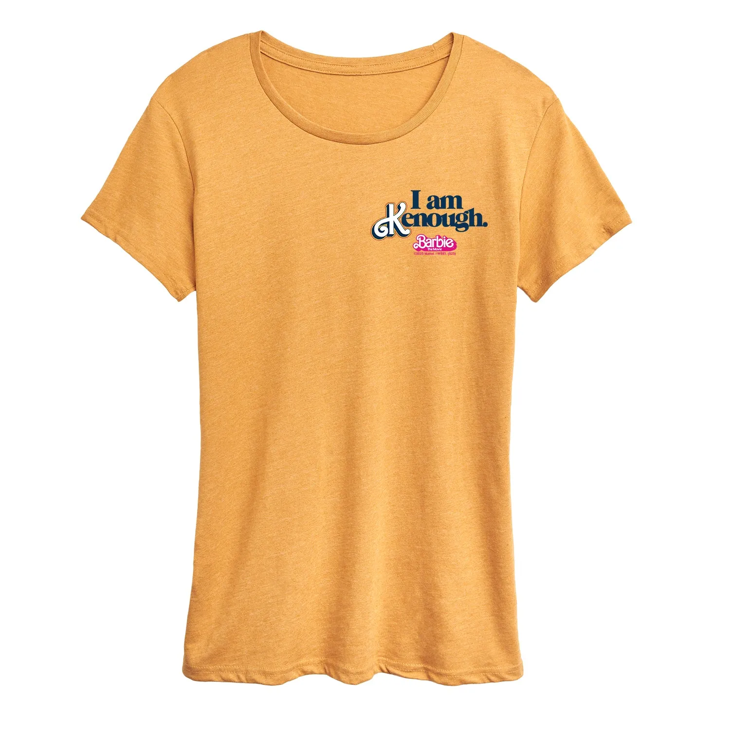 Barbie The Movie - I Am Kenough - Women's Short Sleeve Graphic T-Shirt sold by Zulily