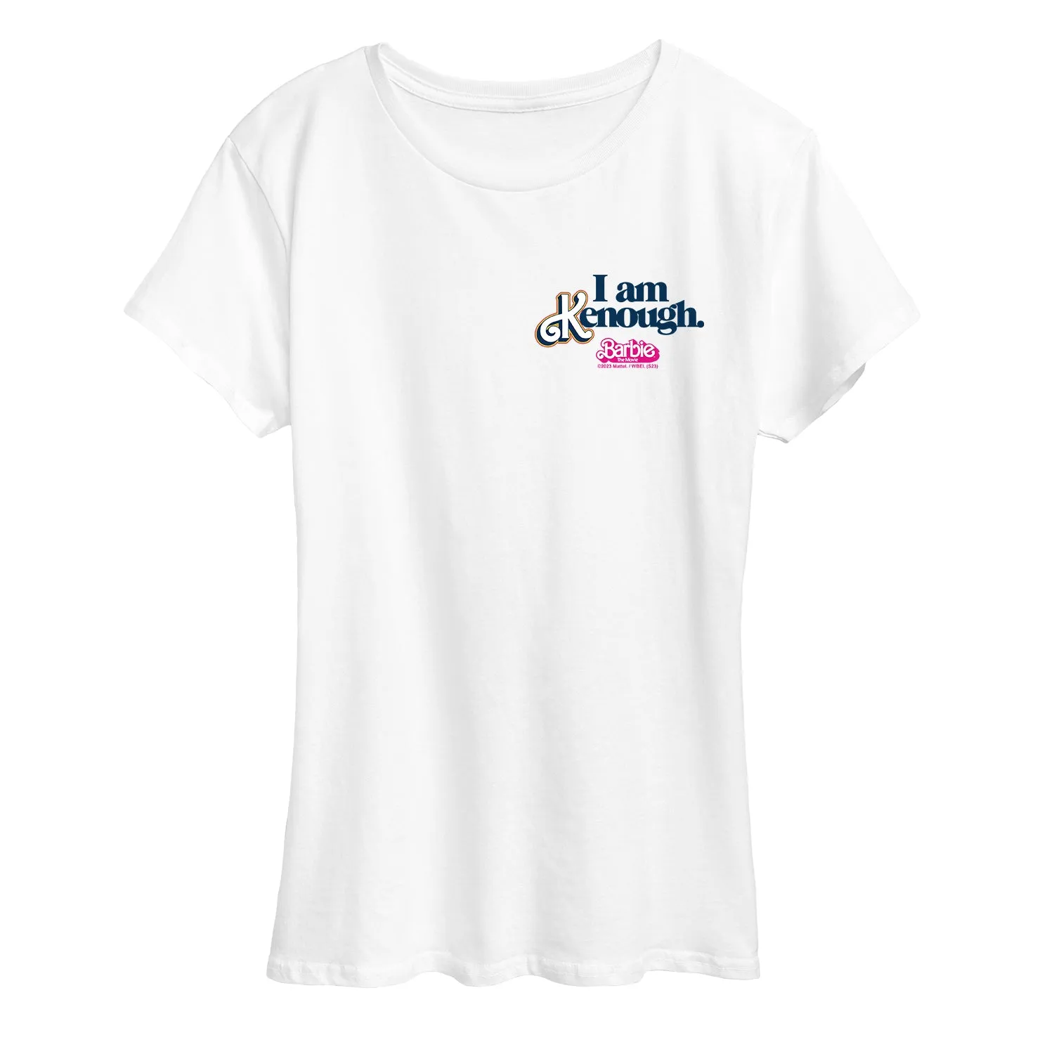 Barbie The Movie - I Am Kenough - Women's Short Sleeve Graphic T-Shirt sold by Zulily product image thumbnail 5