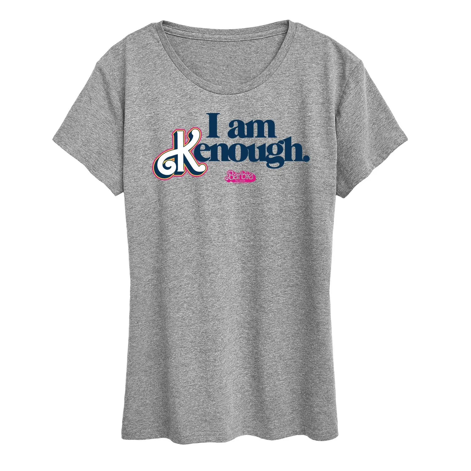 Barbie The Movie - I Am Kenough - Women's Short Sleeve Graphic T-Shirt sold by Zulily product image thumbnail 4