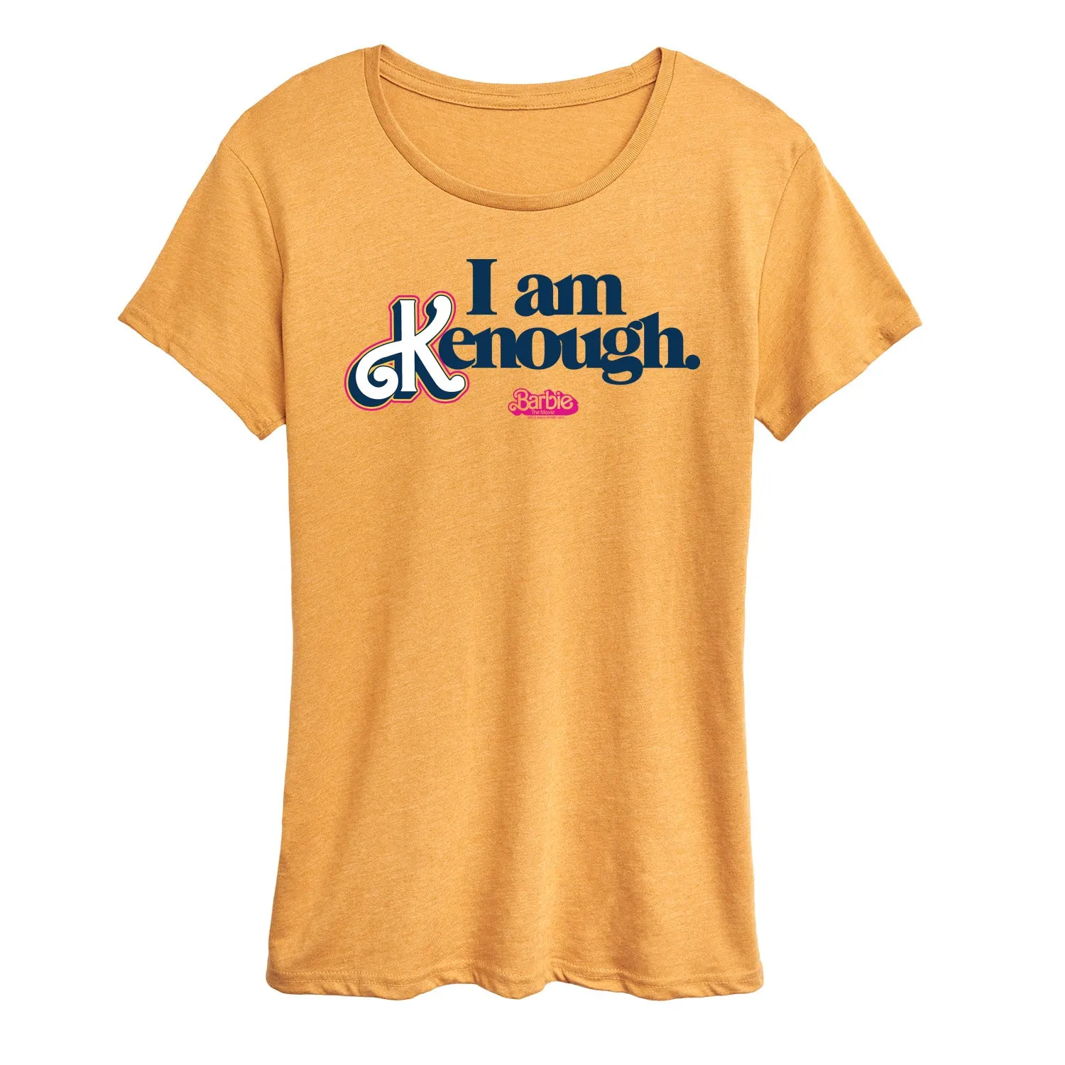 Barbie The Movie - I Am Kenough - Women's Short Sleeve Graphic T-Shirt sold by Zulily