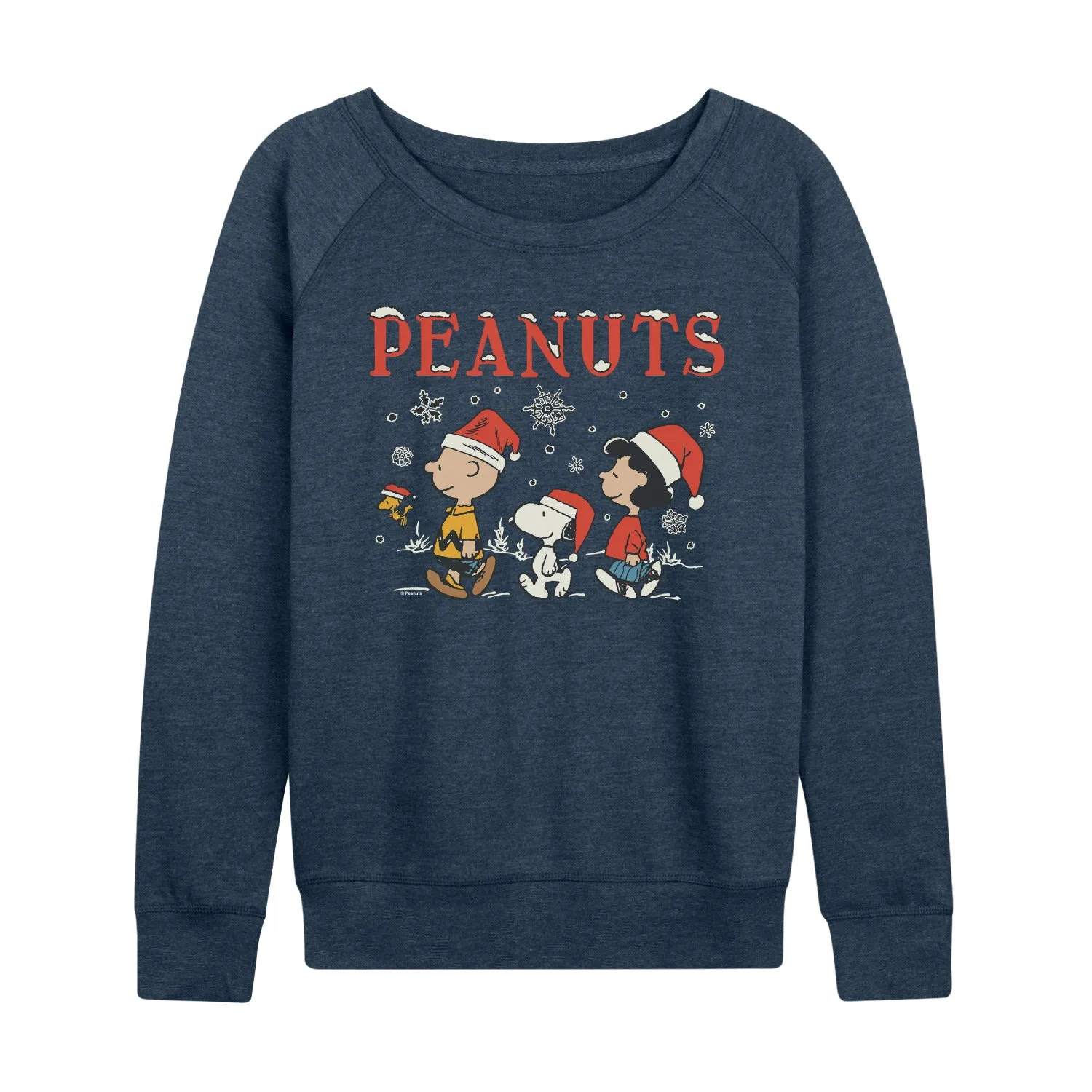 Peanuts - Snowflakes - Women's French Terry Long Sleeve Pullover sold by Zulily product image thumbnail 5