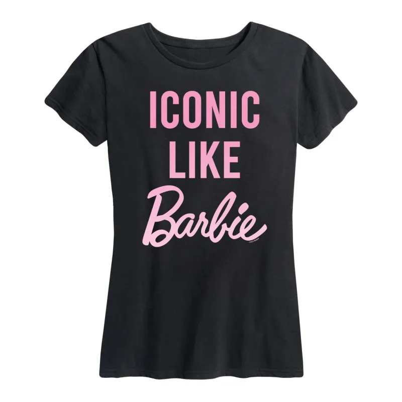 Barbie - Iconic Like Barbie - Women's Short Sleeve Graphic T-Shirt sold by Zulily
