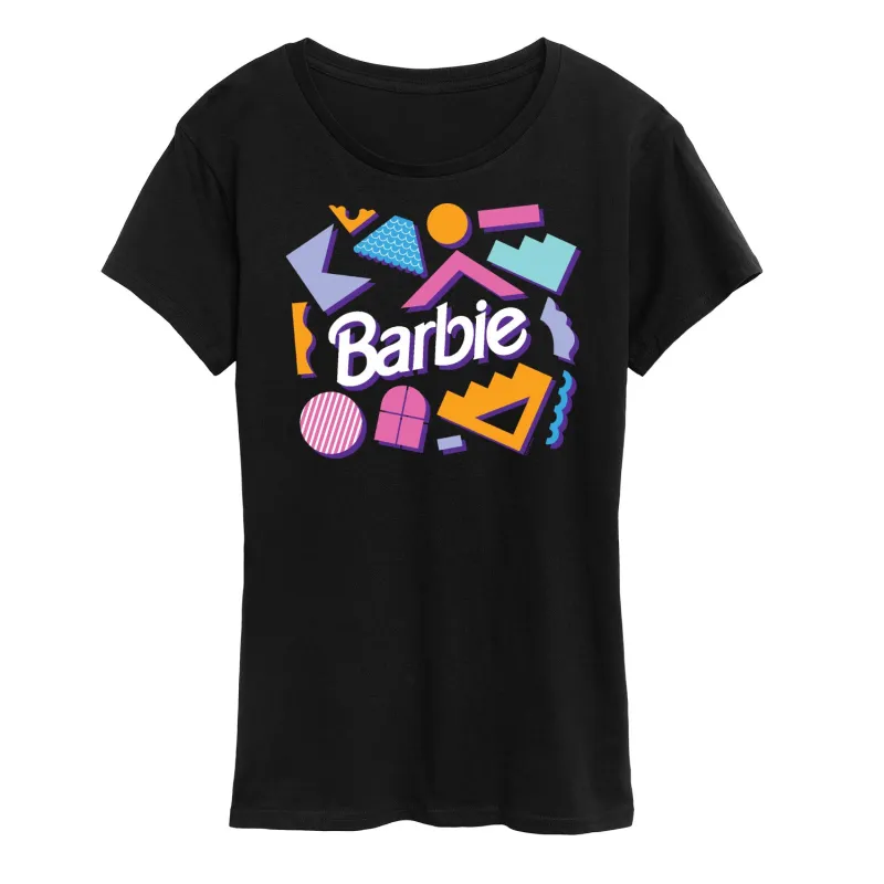 Barbie - Retro Shapes - Women's Short Sleeve Graphic T-Shirt sold by Zulily