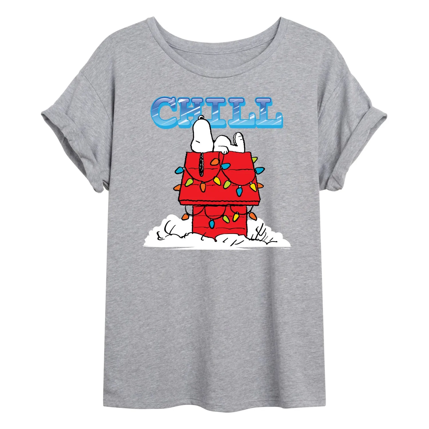Peanuts - Snoopy Chill - Womens Oversized Graphic T-Shirt sold by Zulily product image thumbnail 3