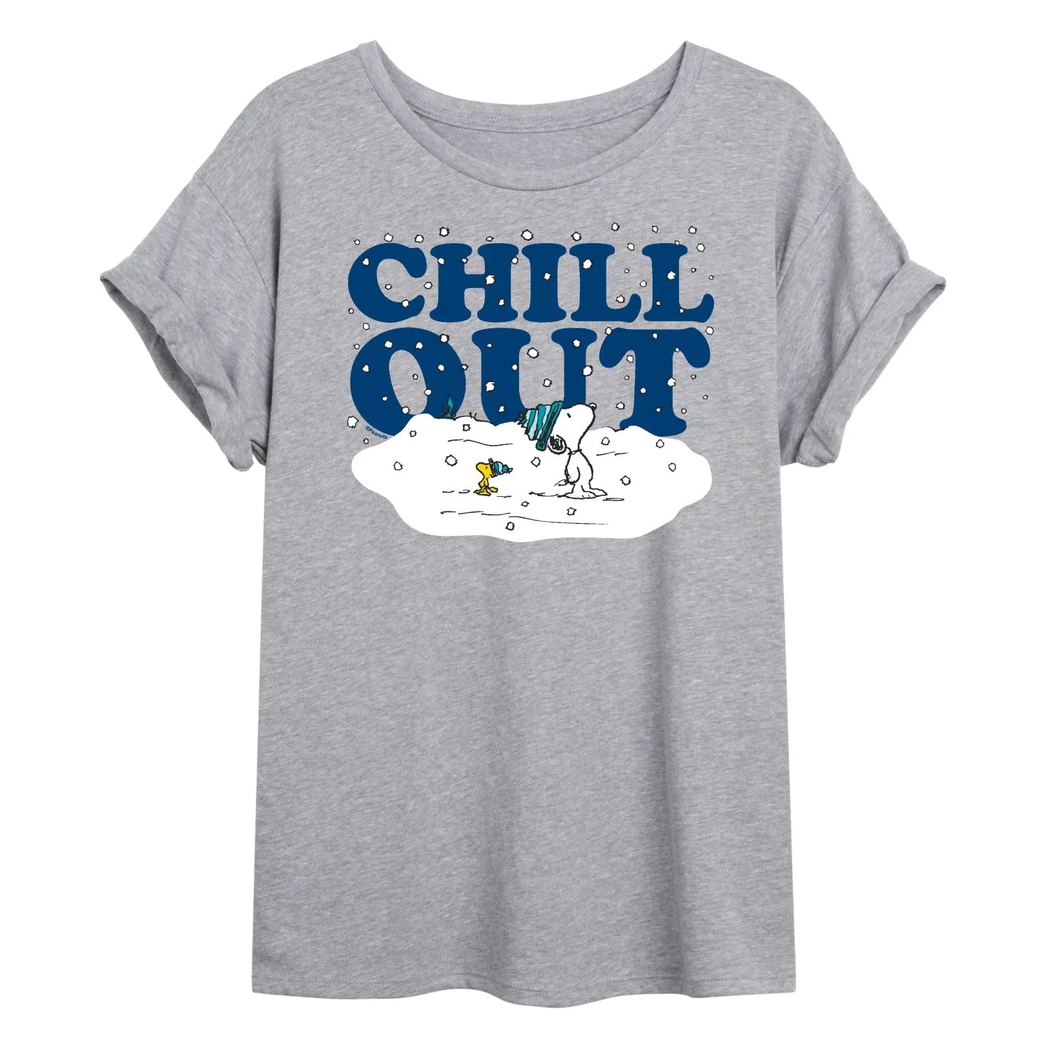 Peanuts - Chill Out - Women's Oversized T-Shirt sold by Zulily product image thumbnail 3