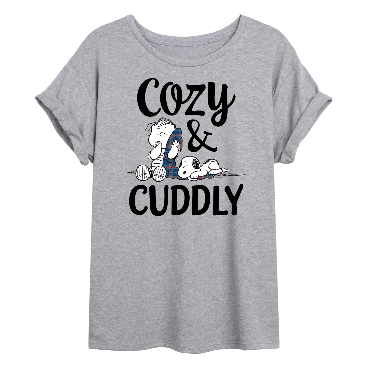 Peanuts - Cozy And Cuddly - Women's Oversized T-Shirt sold by Zulily