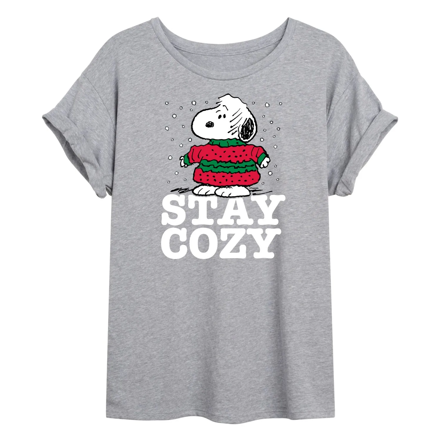 Peanuts - Stay Cozy - Women's Oversized T-Shirt sold by Zulily product image thumbnail 3