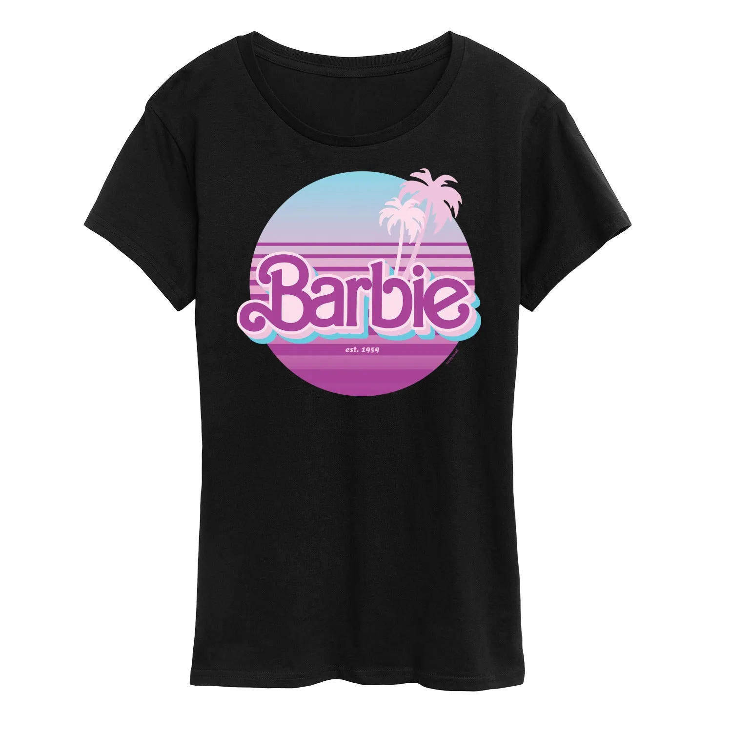 Barbie - Retro Style - Summer Theme - Women's Short Sleeve Graphic T-Shirt sold by Zulily