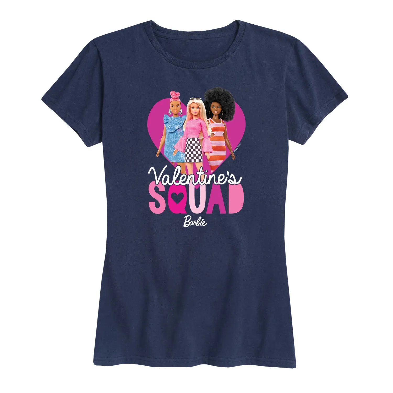 Barbie - Valentine's Squad - Women's Short Sleeve Graphic T-Shirt sold by Zulily product image thumbnail 4