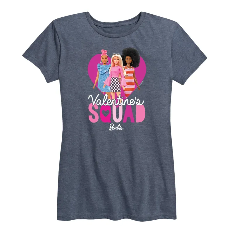 Barbie - Valentine's Squad - Women's Short Sleeve Graphic T-Shirt sold by Zulily