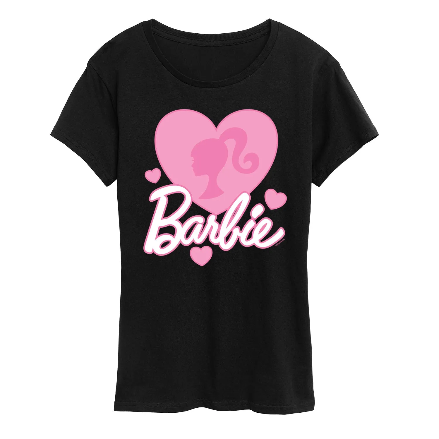 Barbie - Logo Love Hearts - Women's Short Sleeve Graphic T - Shirt sold by Zulily product image thumbnail 4