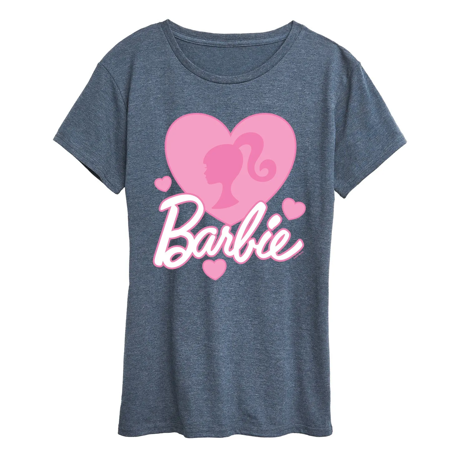 Barbie - Logo Love Hearts - Women's Short Sleeve Graphic T - Shirt sold by Zulily product image thumbnail 5