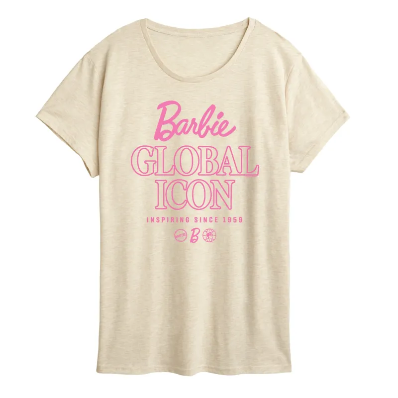 Barbie - Global Icon - Women's Short Sleeve Graphic T-Shirt sold by Zulily