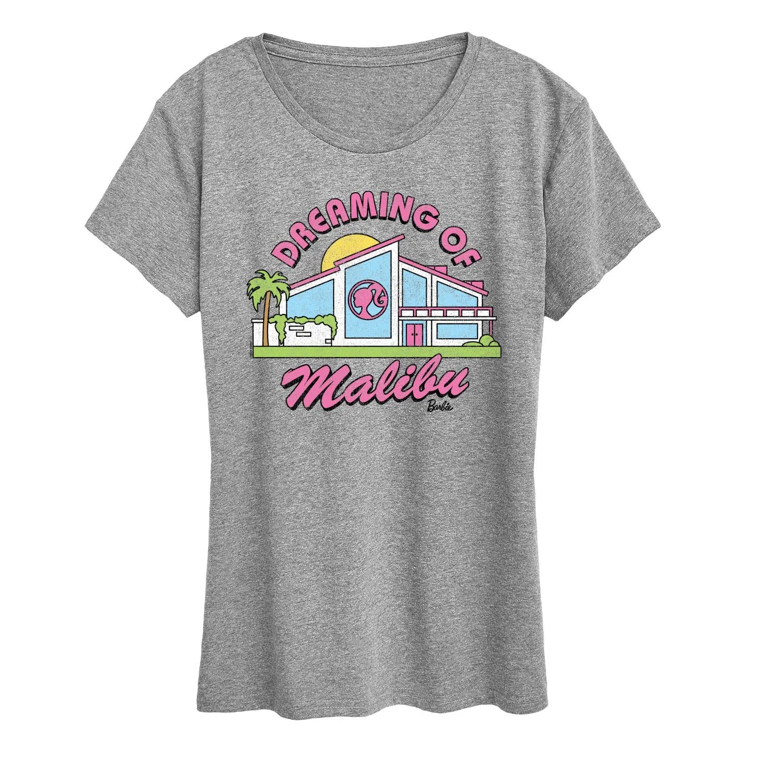 Barbie - Dreaming Of Malibu -Women's Short Sleeve Graphic T-Shirt sold by Zulily product image thumbnail 4