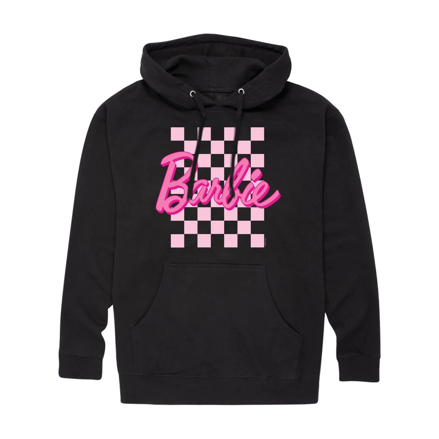 Barbie - Barbie Logo Checkered - Adult Pullover Hood sold by Zulily product image thumbnail 3