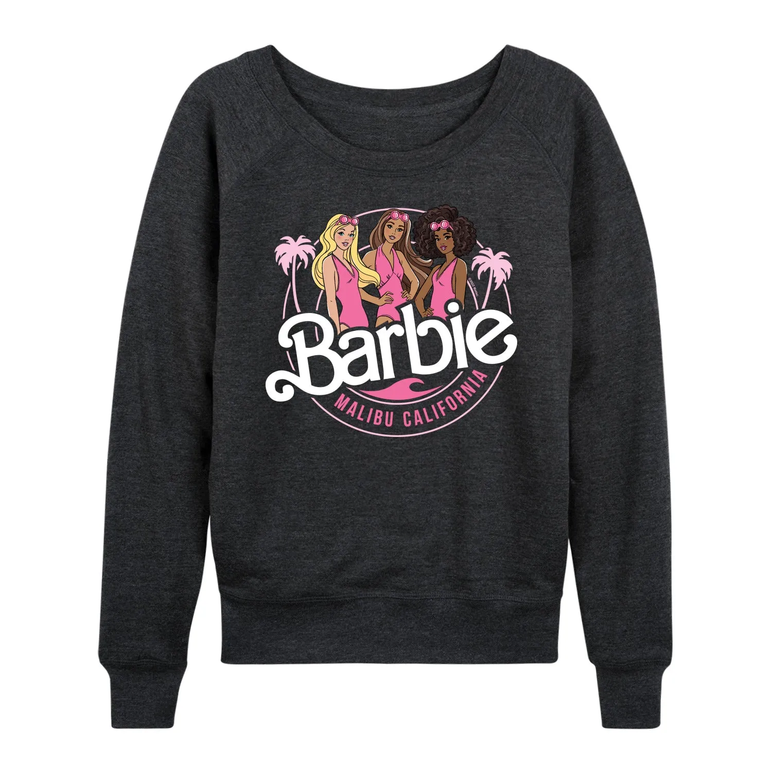 Barbie - Malibu California - Beach Buddies - Women's Lightweight French Terry Long Sleeve Shirt sold by Zulily product image thumbnail 4