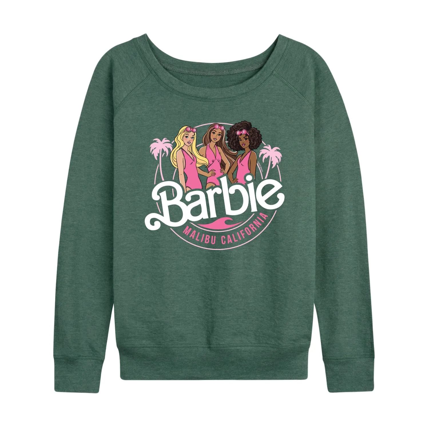 Barbie - Malibu California - Beach Buddies - Women's Lightweight French Terry Long Sleeve Shirt sold by Zulily product image thumbnail 5