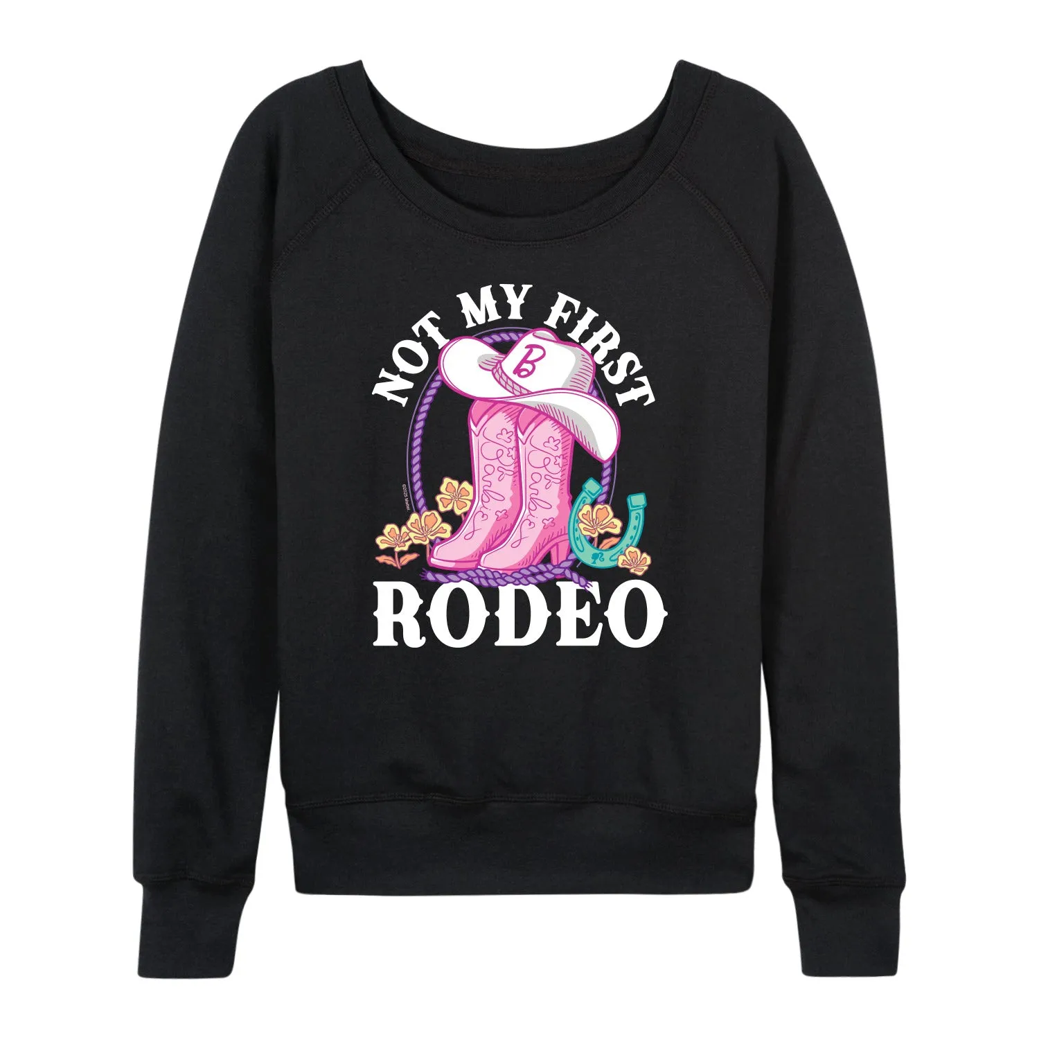 Barbie - Not My First Rodeo - Women's French Terry Long Sleeve Shirt sold by Zulily product image thumbnail 3