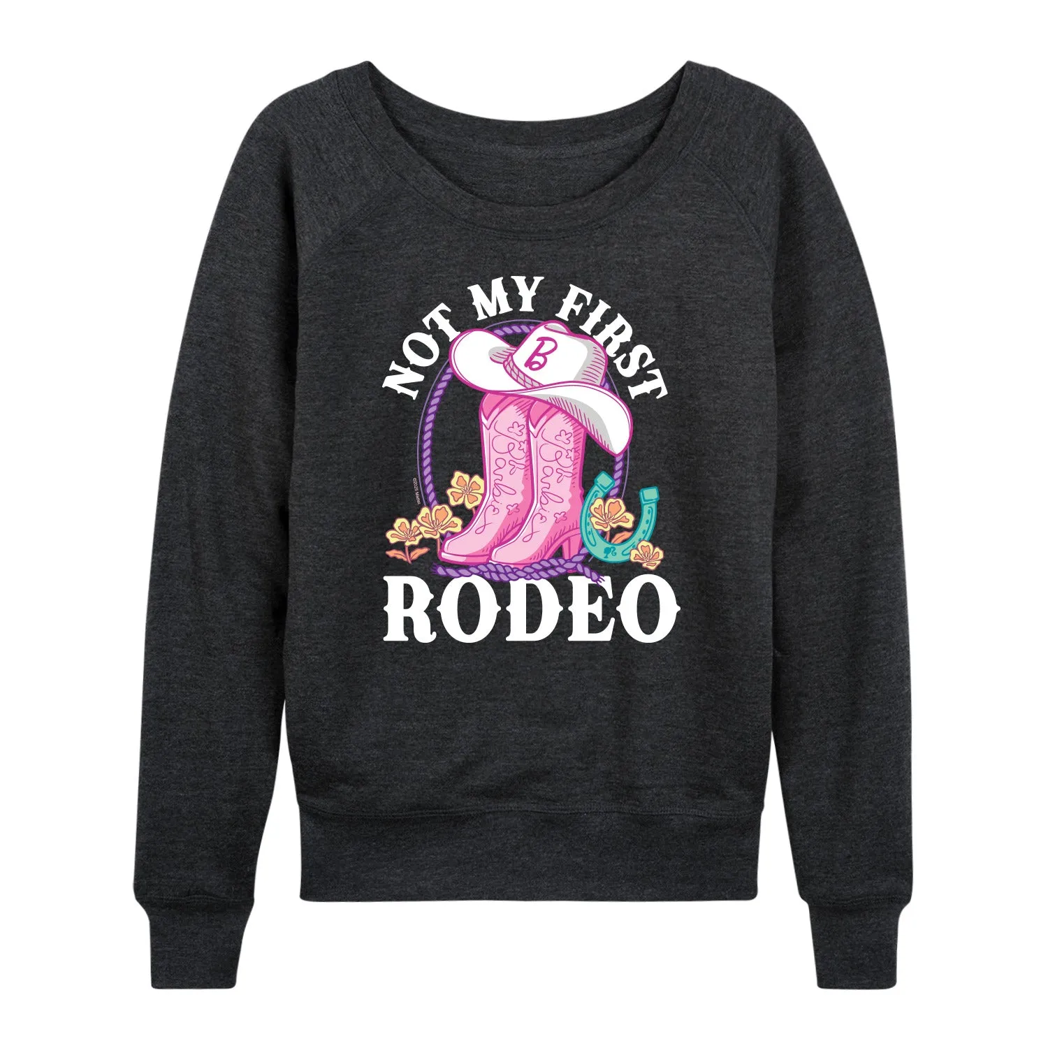 Barbie - Not My First Rodeo - Women's French Terry Long Sleeve Shirt sold by Zulily product image thumbnail 4